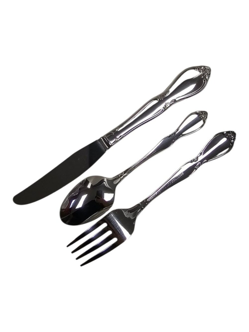 Oneida Chateau 3-piece child flatware silverware set . service for 1 - Picture 4 of 8